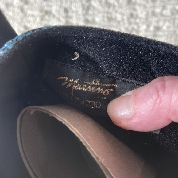 Martino NIB Women’s Nina Blue City Handmade Leather Boots Size 8 NEW - Picture 10 of 15